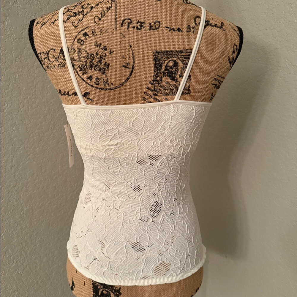 White Lace Camisole Top